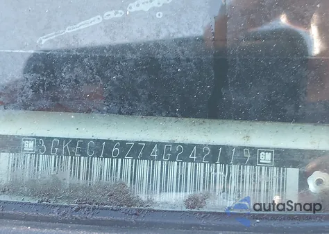 2004 GMC Yukon Xl 1500 Slt из США, поврежденный, VIN 3GKEC16Z74G242119